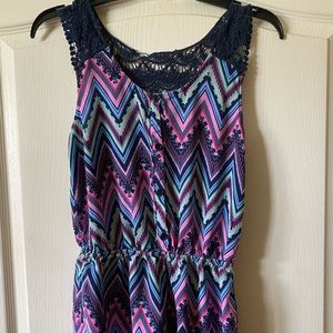 Women’s Rue 21 Multi Colored Romper Size Medium